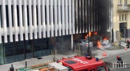 страшна експлозия външното министерство варшава двама ранени 350 души евакуирани