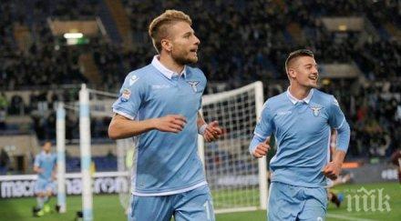 лацио продължи страхотнната серия торино