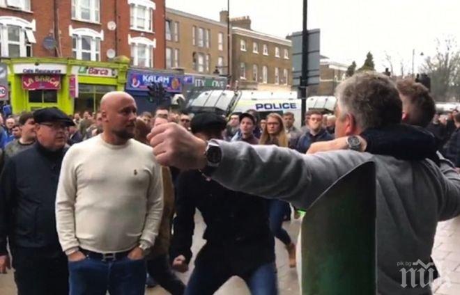 Брутална агресия! Фен на Милуол изпусна нервите си и нокаутира привърженик на Тотнъм (ВИДЕО)