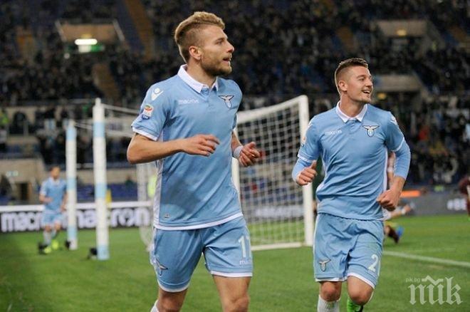 Лацио продължи страхотнната си серия и срещу Торино