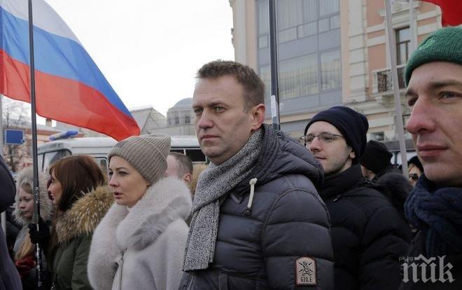 Заляха с боя известен руски опозиционер, кандидат за стола на Путин