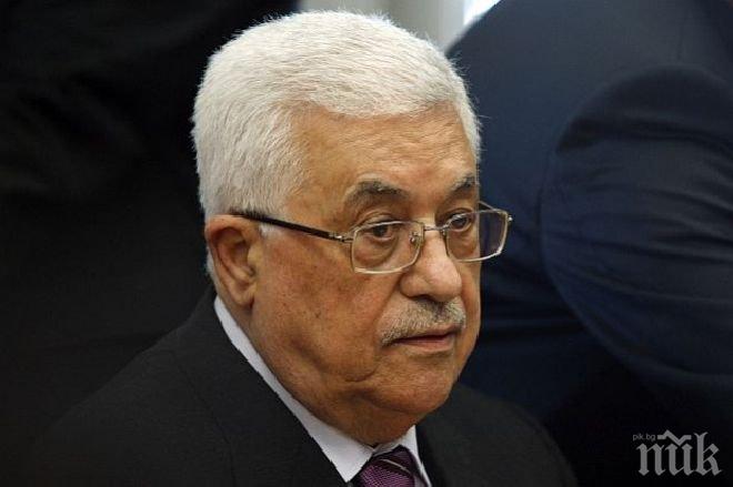 Палестинският лидер Махмуд Абас отива в Египет преди срещата си с Тръмп
