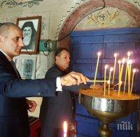 Цветанов в Преображенския манастир: ГЕРБ гарантира запазването на българския дух, култура и идентичност