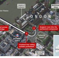 ИЗВЪНРЕДНО! Ужасът в Лондон: Четирима са загинали при терористичната атака до парламента, ранените са 20 (ВИДЕО)
