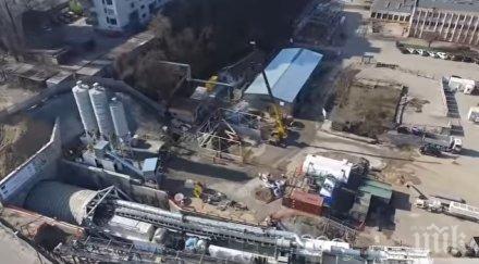 птичи поглед докъде стигна строителството трети метродиаметър софия видео