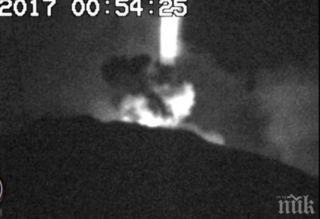 Нова загадка изникна от изригването на вулкана Етна (ВИДЕО)