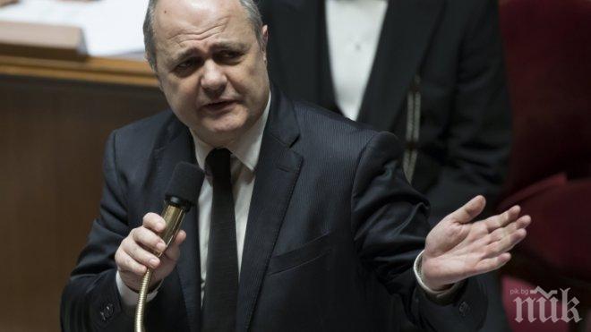 Френският вътрешен министър подаде оставка заради разследване