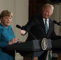 От Белия дом отрекоха информация, че Тръмп е връчил на Меркел документ с дължими плащания за отбраната на НАТО