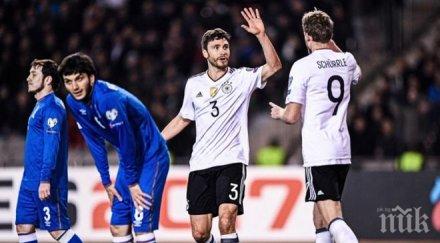 шампионът германия крачи уверено световното русия