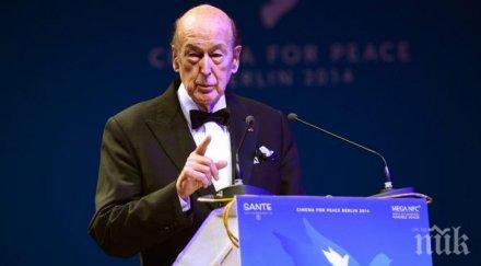 бившият президент франция валери жискар дестен европейският съюз заменен европа