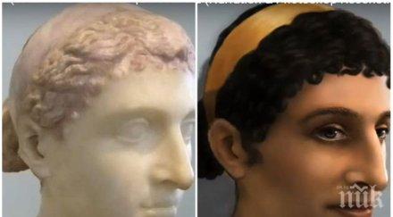 фатална красавица била клеопатра вижте реконструкция лицето видео