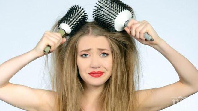 Как да успокоите наелектризираната коса?