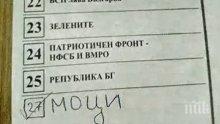 Недействителните бюлетини - повече от гласувалите за „Воля” на Марешки