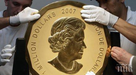 берлин задигнаха уникален музеен експонат златна монета струваща млн долара