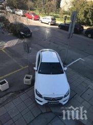 мара отварачката отнесе псувни хули заради потресаващо паркиране софийския квартал лозенец снимки