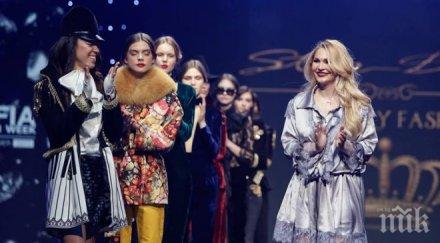 уау дизайнерката евгения борисова създаде рокли уникати 200 метра щраусови пера снимки