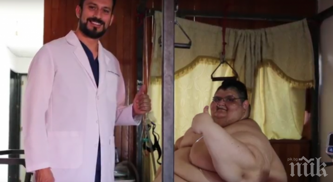 Един от най-дебелите хора в света отслабна със 175 килограма (ВИДЕО)
