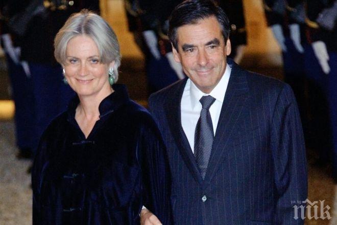 Пенелопе, съпругата на Франсоа Фийон, е официално обвинена в корупция