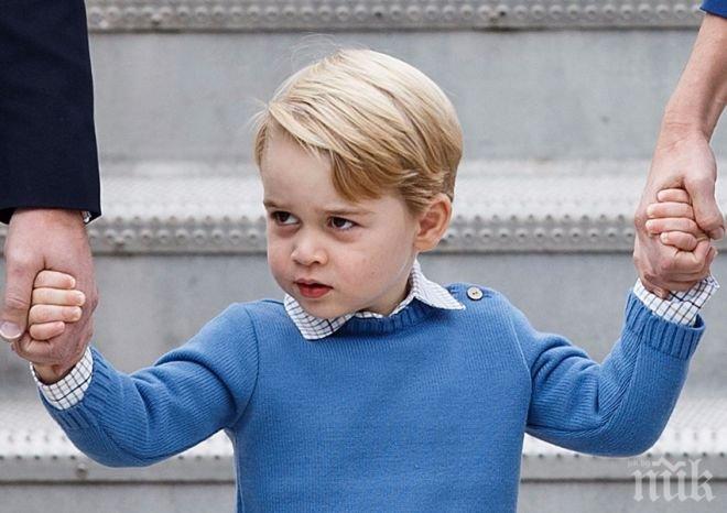 КРАЛСКИ ПРОБЛЕМИ! Забраниха на принц Джордж да има най-добър приятел 