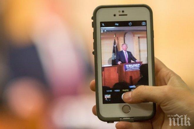 Тръмп смени смартфона, за да чати в Туитър