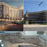  НАХОДКА! Замразяват строежа на хотел 