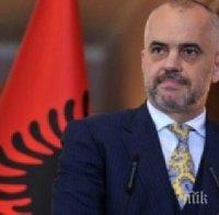 Еди Рама с нова провокация: Албанците не са малцинство в Македония