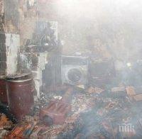 58-годишен мъж изгоря жив в къщата си