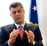Хашим Тачи оттегли законопроекта си за армия на Косово