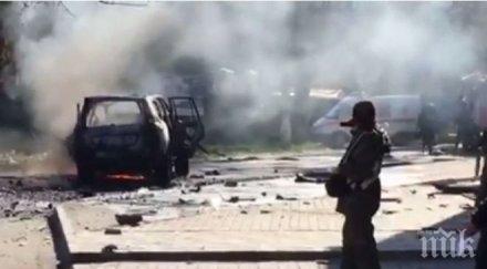 потрес украйна взривиха военен автомобила