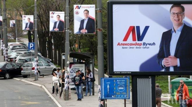 Основната надпревара на изборите за президент на Сърбия ще бъде между Александър Вучич и Вук Йеремич