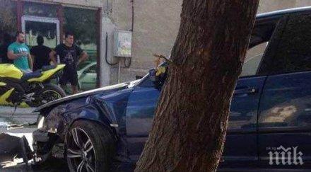 шофьор бори живота ужасяваща каскада шумен