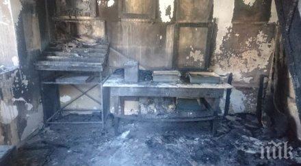 подозират двама хлапаци пожара католическия храм белене