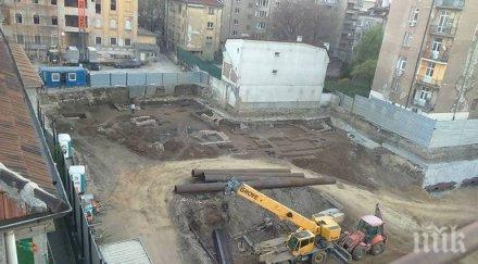 скелети римляни белнаха основите столичния хотел хаят