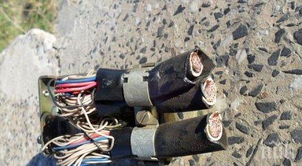 годишен открадна 100 метра телефонен кабел