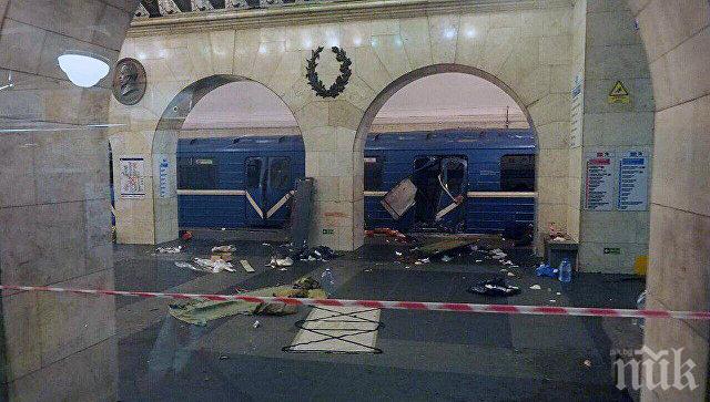 Спасителната операция в метрото в Санкт Петербург приключи 