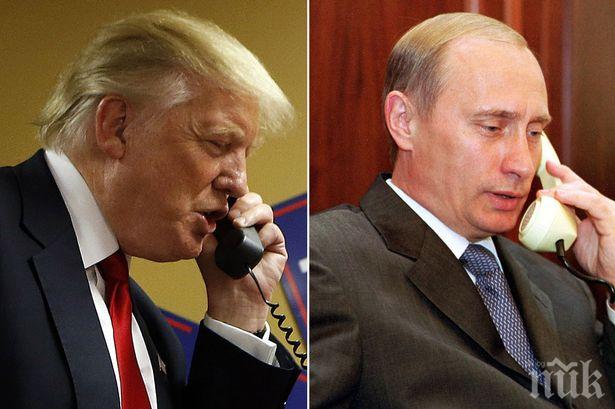 Тръмп и Путин се чуха по телефона след атентата - ето какво се разбраха