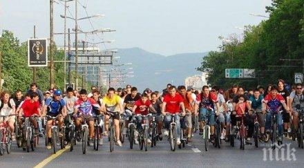 велошествие тръгва центъра софия вижте промените движението