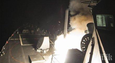 удара изтребители летят поразената база сирия атакуват цели палмира