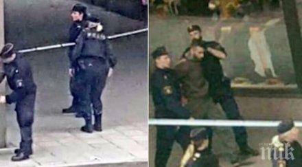 разкритие трима въоръжени скочили камиона убиец стокхолм стреляли полицаите снимки