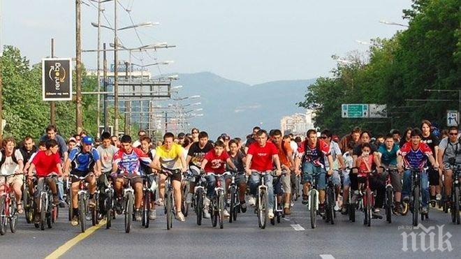 Велошествие тръгва в центъра на София - вижте къде са промените в движението
