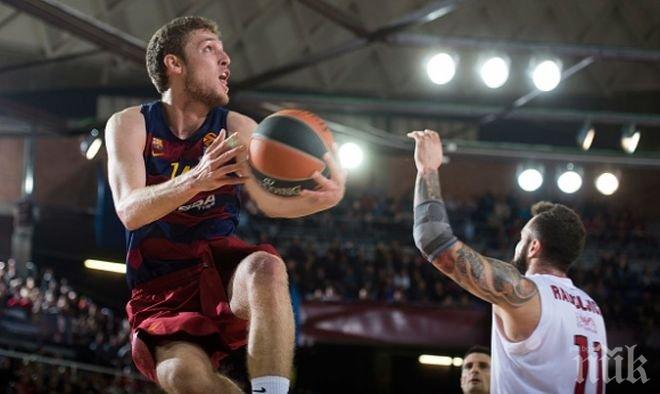 Барселона с драматична загуба в баскетболната Евролига