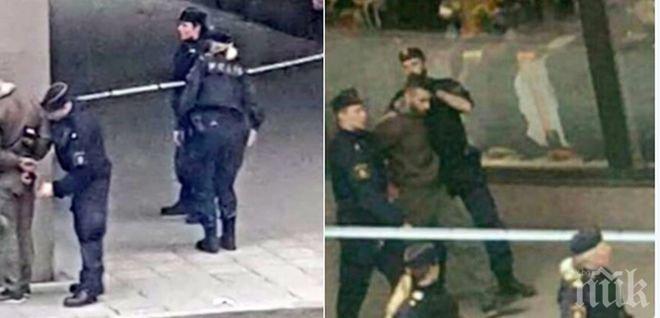 РАЗКРИТИЕ! Трима въоръжени скочили от камиона-убиец в Стокхолм, стреляли по полицаите (СНИМКИ 18+)