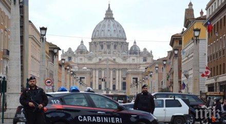 римските карабинери тръни въвеждат железни мерки сигурност ватикана великден