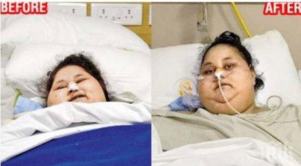 чудо дебелата жена света отслабна 242 кила