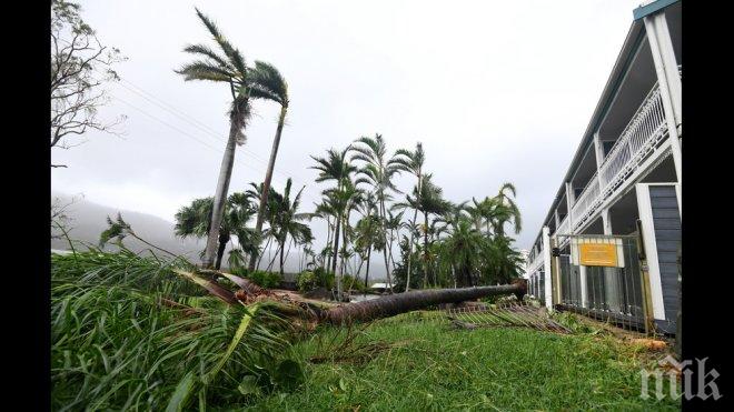 Циклонът Деби причини щети и на Големия бариерен риф