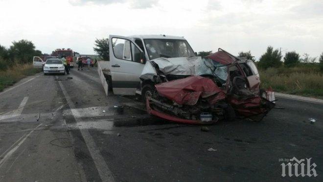 ТЕЖКА КАТАСТРОФА! 66-годишен мъж бере душа след силен удар край Сливен