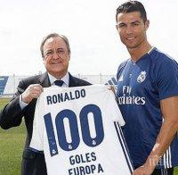 Кристиано Роналдо: Благодаря на Реал (Мадрид) да брилянтната си кариера