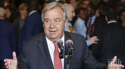 педупреждение генералният секретар оон притеснен възможно възобновяване конфликта либия