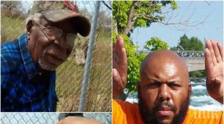 брутално убийство живо американец разстреля онлайн възрастен мъж снимки видео