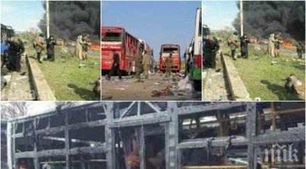 ужасяващо свидетели кървавата експлозия алепо навсякъде имаше трупове виждаха вътрешностите хората видео снимки